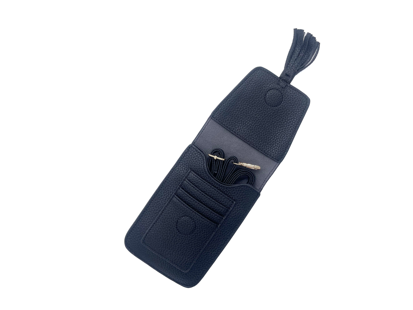 Phone Bag w/ Tassel-Black