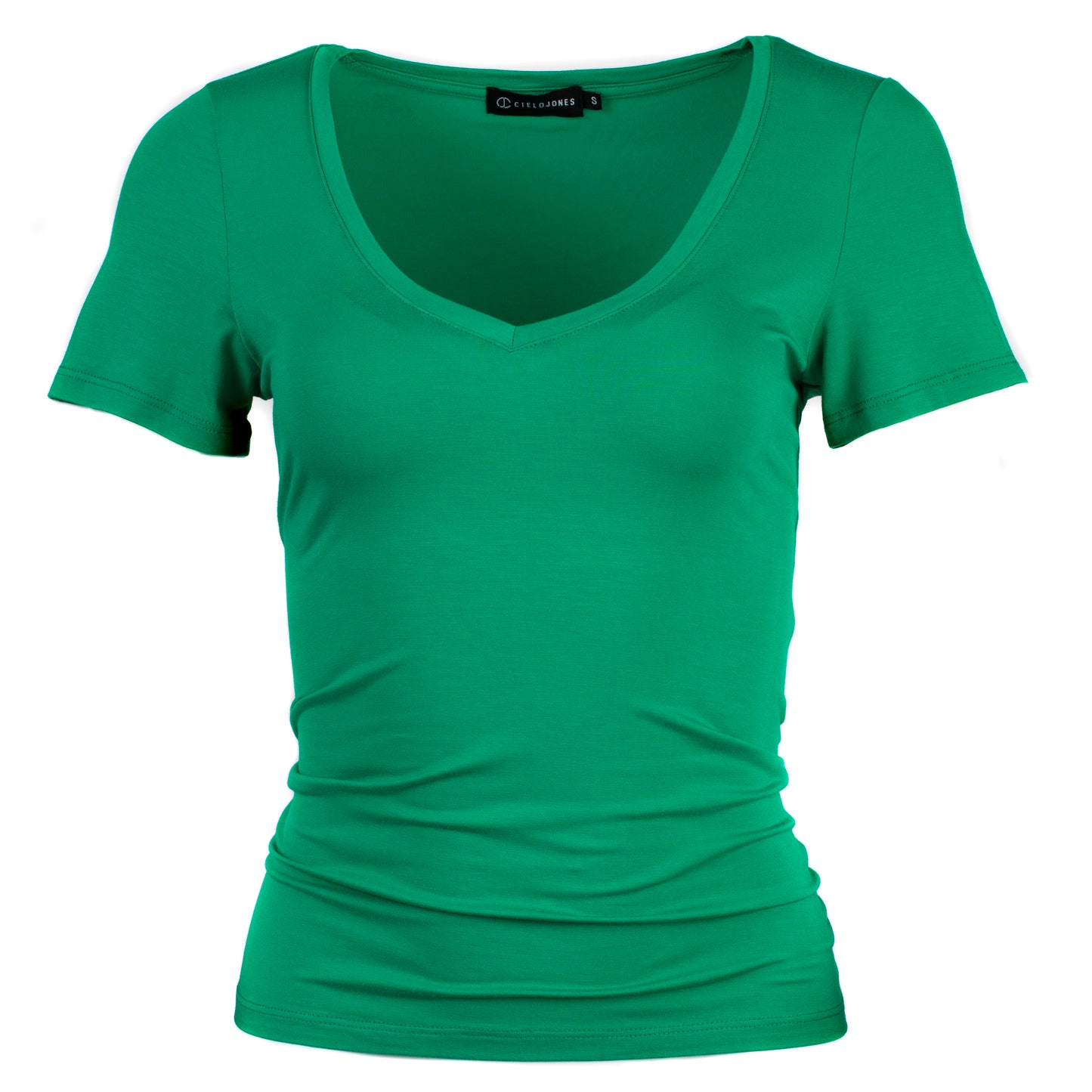 Ruth - V-neck Tee - Green