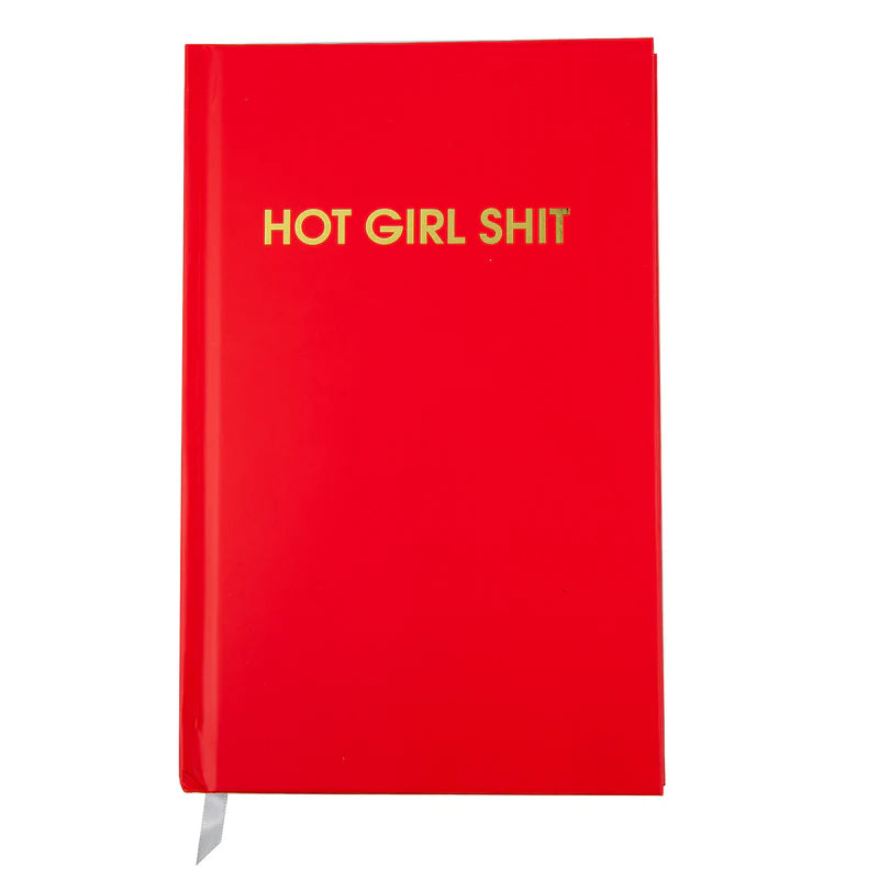 Hot Girl Shit - Fire Red Hardcover Journal