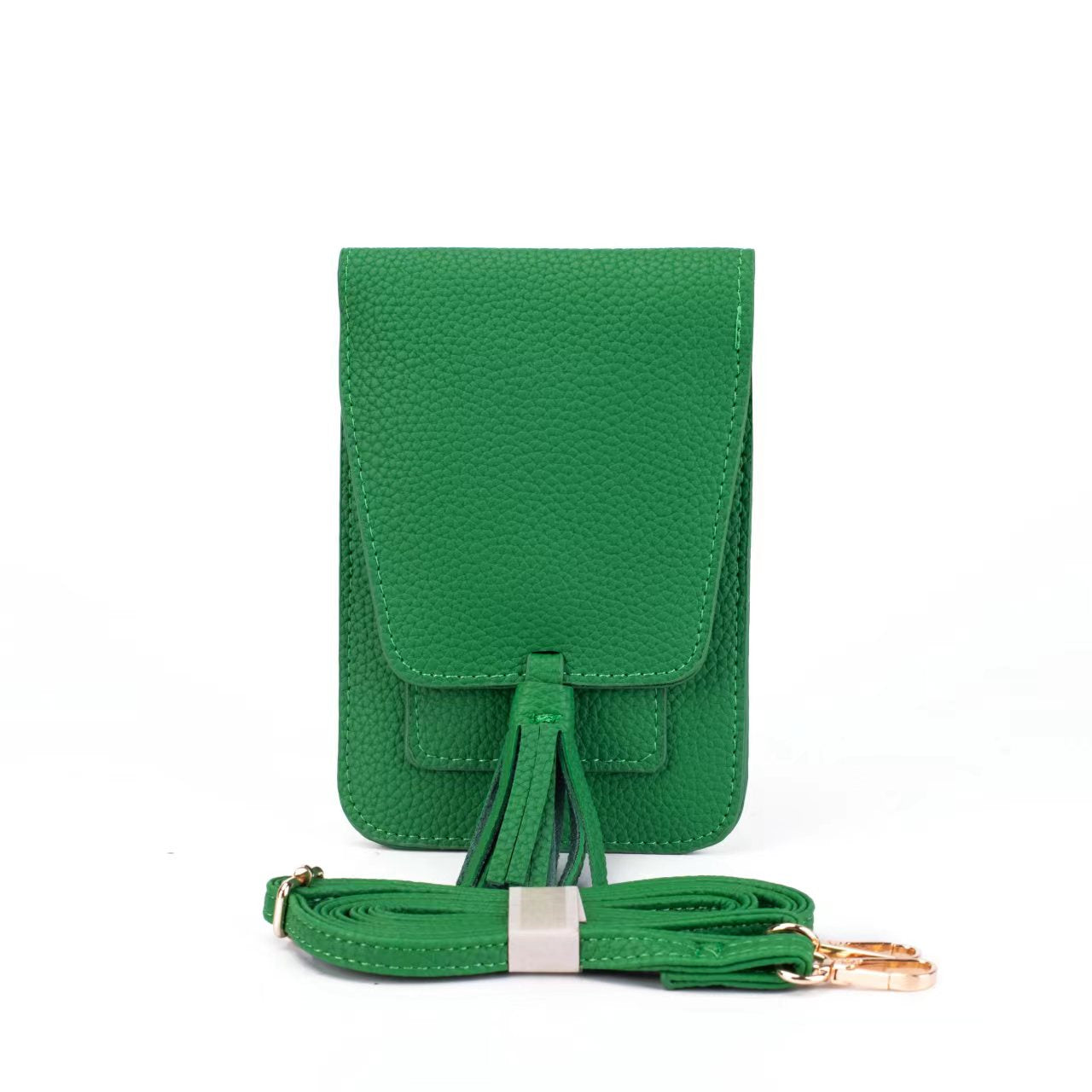 Phone Bag w/ Tassel-Green