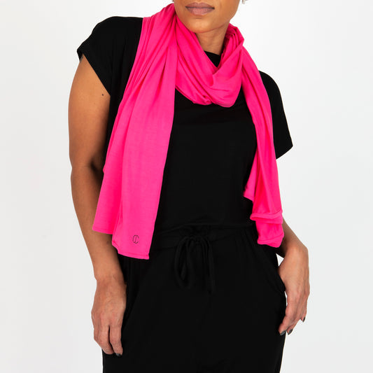 Mae Fuchsia Scarf