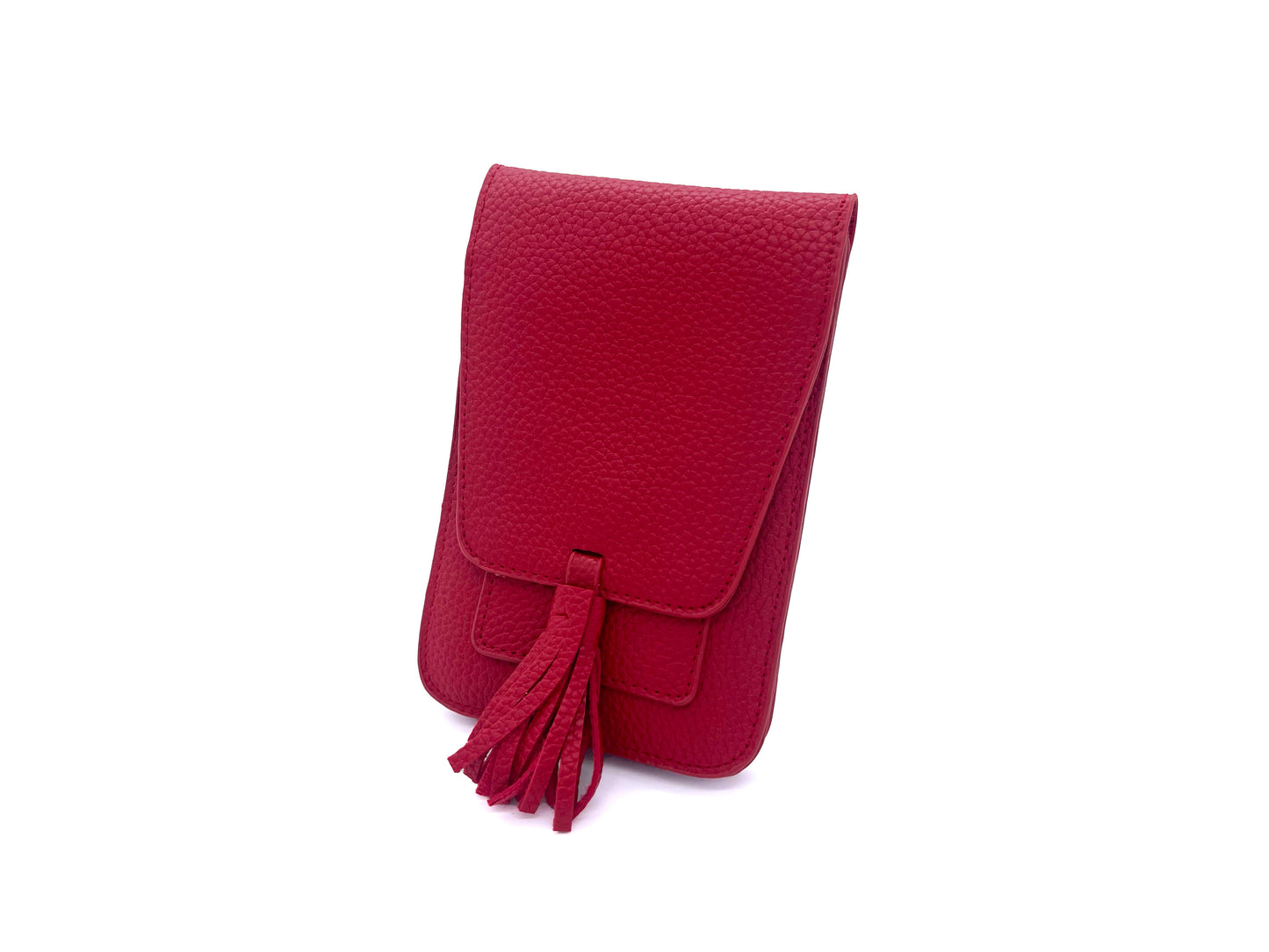 Phone Bag w/ Tassel-Red